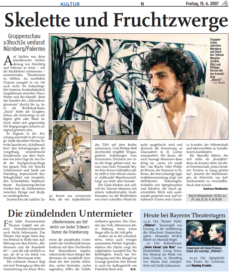 Kultur – L’intervista di Andreas Radlmaier a Simone Mannino
